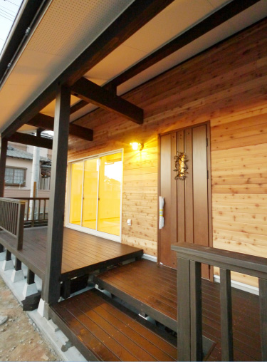 ムーディーな玄関